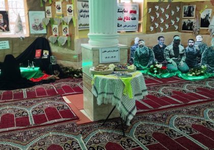 نمایشگاه هفته دفاع مقدس هنرستان نرجس خاتون